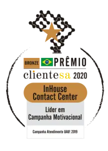 Premio clienteSA 2020 - lider em campanha motivacional