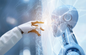 Operador utilizando IA atendimento ao cliente com automação atendimento para reduzir tempo médio de resposta