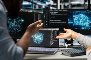 Pequena empresa usando inteligência artificial no atendimento ao cliente